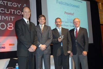 Lee más sobre el artículo Pronto! recibe el premio Hall of Fame Strategy Execution 2008